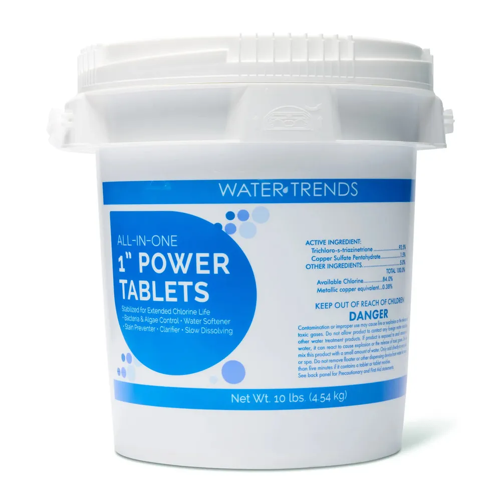 10 lbs. Of WATER TRENDS 6-in-1-1″ Power Tablets