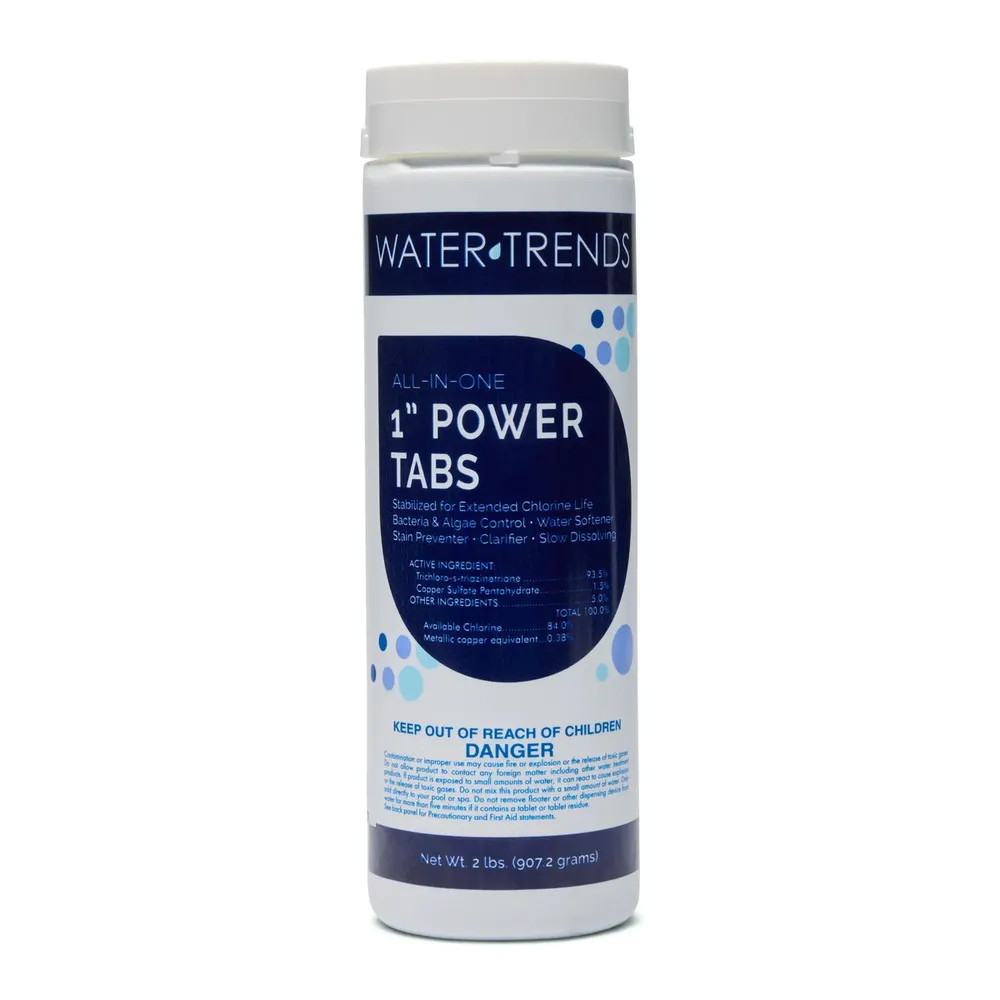 2 lbs. Of WATER TRENDS 6-in-1-1″ Power Tabs