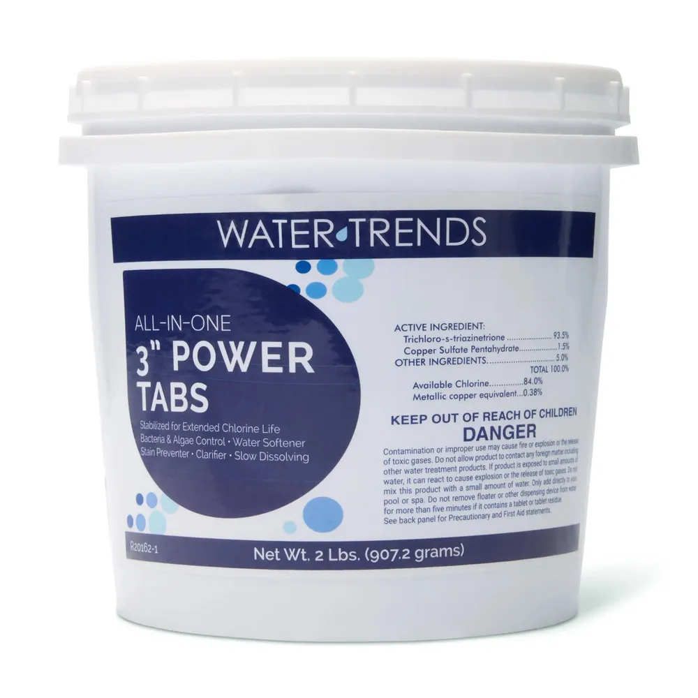 2 lbs. Of WATER TRENDS 6-in-1-3″ Power Tabs