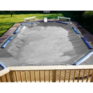 22′ x 42′ Winter Cover for 16′ x 36′ Rectangle Pool 15 Yr. Silver