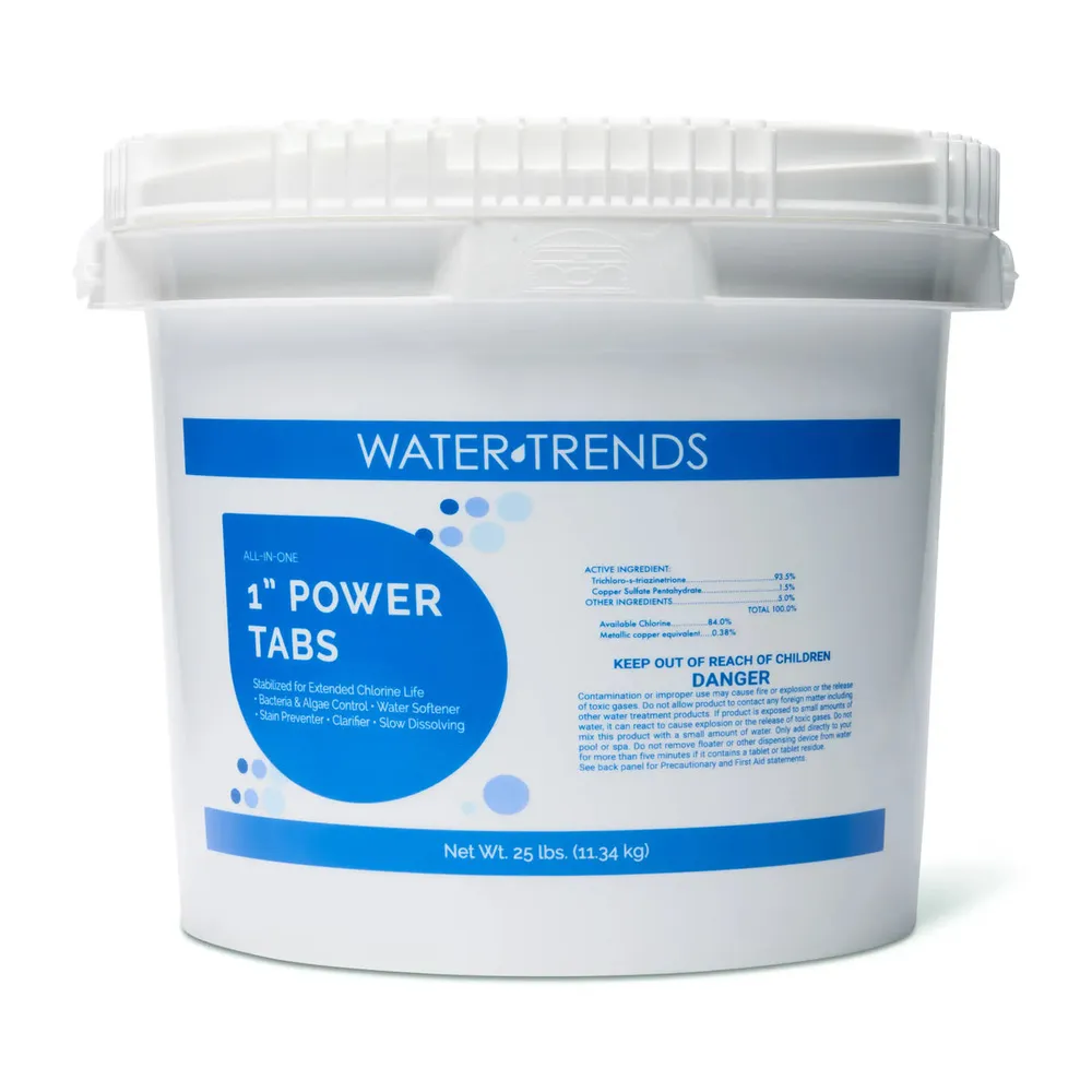 25 lbs. Of WATER TRENDS 6-in-1-1″ Power Tabs
