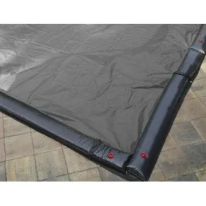 30′ x 50” Winter Cover for 25′ x 40′ Rectangle Pool (w/ string & grommets)