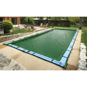 30′ x 50′ Winter Cover for 25′ x 45′ Rectangle Pool 12 Yr. Green