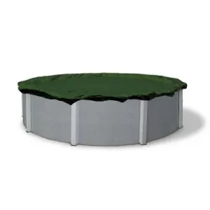 32′ Winter Cover for 27’/28′ Round Pool 12 Yr. Green