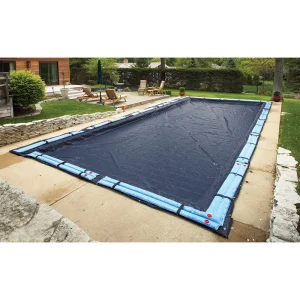 35′ x 55′ Artic Armor Winter Cover for 30′ x 50′ Rectangle Pool 8 Yr. Navy Blue