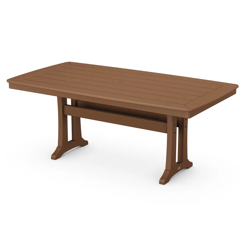 38″x73″ Nautical Trestle Dining Table