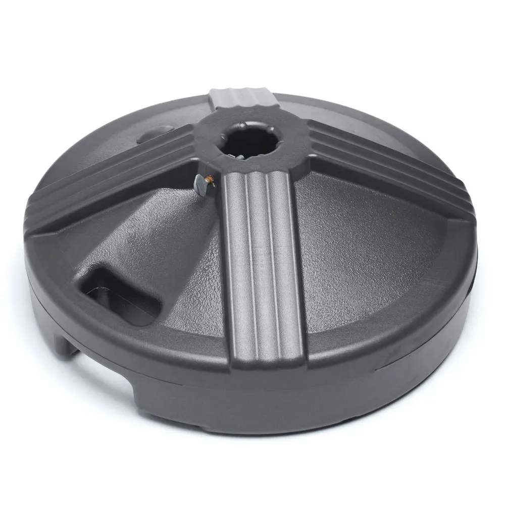 50 lbs. Cement Filled Resin Umbrella Base – Grey