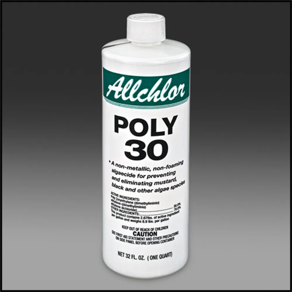 ALL CHLOR 30% POLY ALGAECIDE 1 QT #2017
