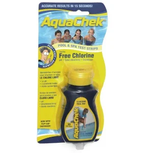 Aqua Chek Yellow – Chlorine 4-Way Test Strips (50 ct)