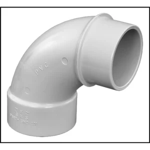 Aquastar Pool Products PVC #SWC101 – Elbow Sweep 90 Degrees Slip x Male Slip 2″