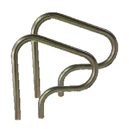 Birch 8″ Figure 4 Marine Grade Handrails – Stainless Steel (Pair)