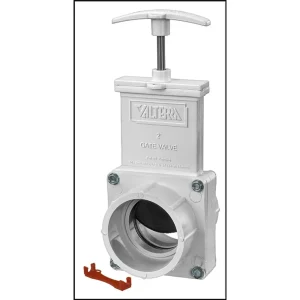 Blue Devil/Valterra 2″ S X S White PVC Gate Valve (Substitute V4366) (#6201X)