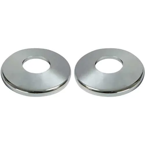 Blue Torrent Chrome Plated Escutcheon Pair