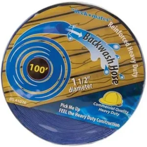 Blue Torrent Commercial Grade Web-Reinforced Backwash Hose- 100ft