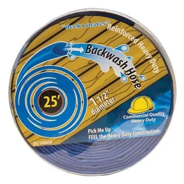 Blue Torrent Web Reinforced Backwash Filter Hose- 25ft