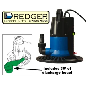 Blue Wave Super Dredger 2450 GPH In-Ground Winter Cover Pump with Base NW2353