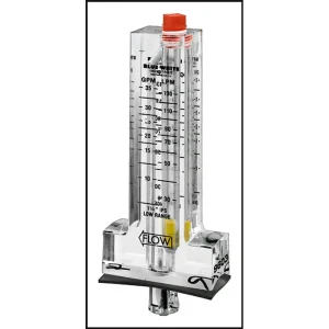 Blue White #F-30125PR Flow Meter 1-1/4″ Low Range (30-130 GPM) for Brominator