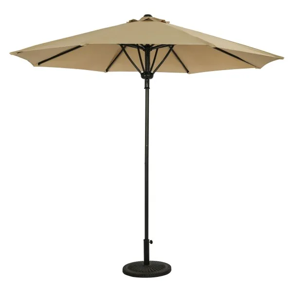 Cabo 9′ Spring-Up Octagon Market Umbrella – Champagne