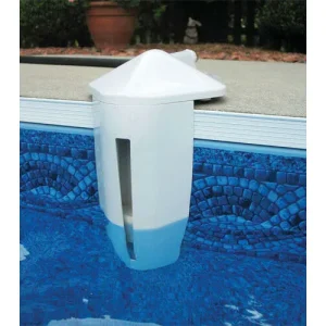 CMP AquaLevel Portable Automatic Water Leveler for In Ground Pool, White