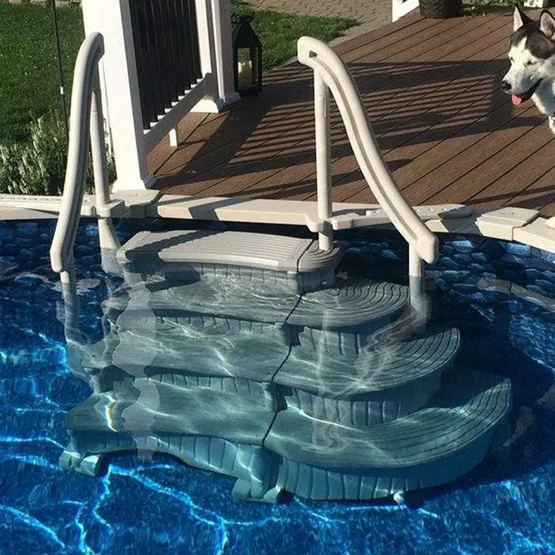 Confer Curve Above Ground Pool Steps