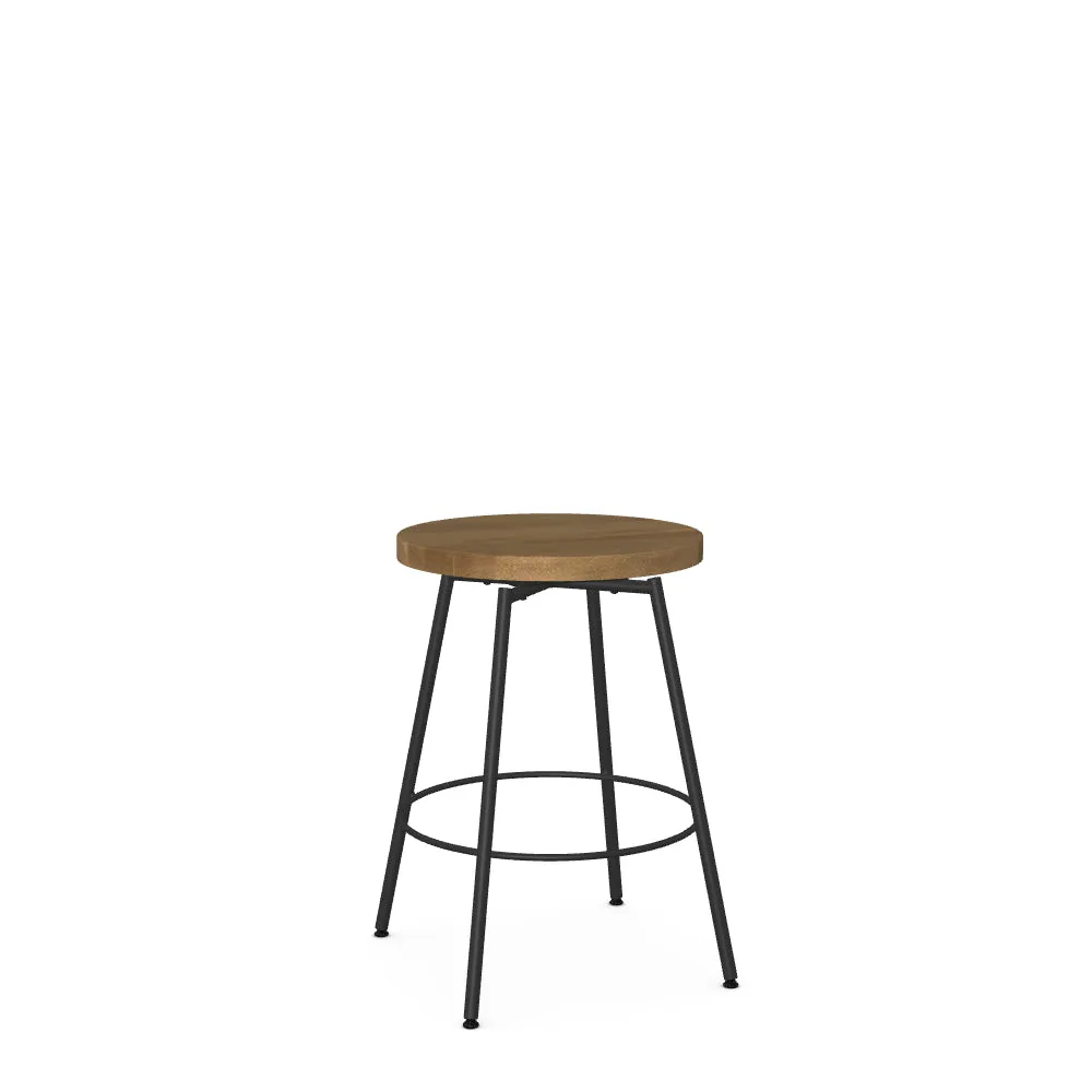 Costa Backless Counter Stool – Wood Seat