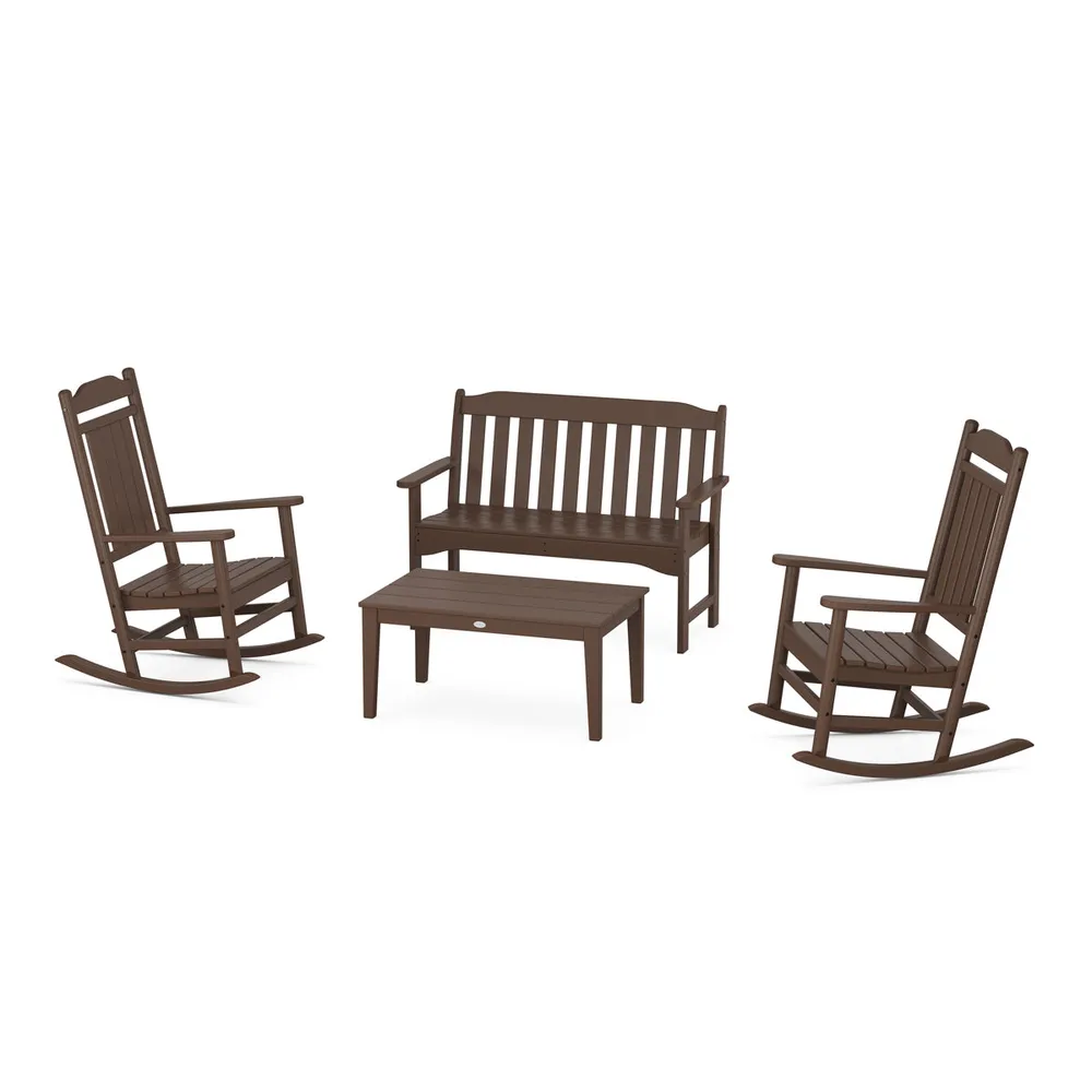 Country Living Cottage Legacy 4 Piece Rocking Chair Porch Set