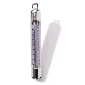 Deluxe Chrome Thermometer