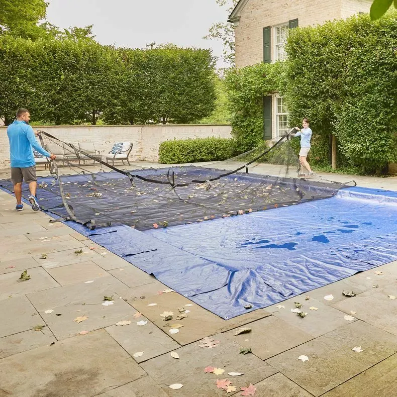 Doheny’s 1 Year Economy Leaf Net for 14×28 ft Rectangular Pools