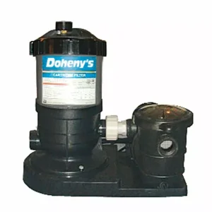Doheny’s Cartridge Filter, 25 sq ft System with 3/4 HP Pump