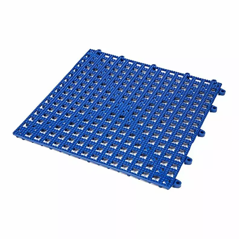 Dri-Dek 12×12 in Tile Pool Decking, Blue