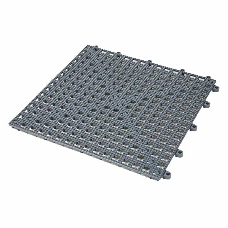 Dri-Dek 12×12 in Tile Pool Decking, Gray