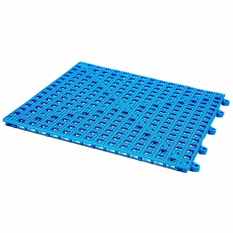 Dri-Dek 12×12 in Tile Pool Decking, Pool Blue