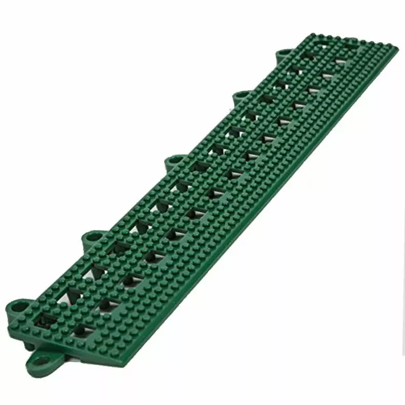 Dri-Dek 2×12 in Beveled Edge Tile Pool Decking, Kelly Green