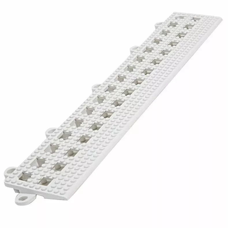 Dri-Dek 2×12 in Beveled Edge Tile Pool Decking, White