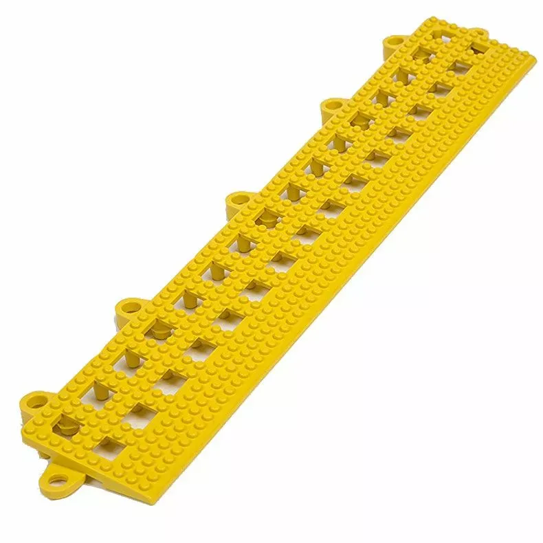 Dri-Dek 2×12 in Beveled Edge Tile Pool Decking, Yellow