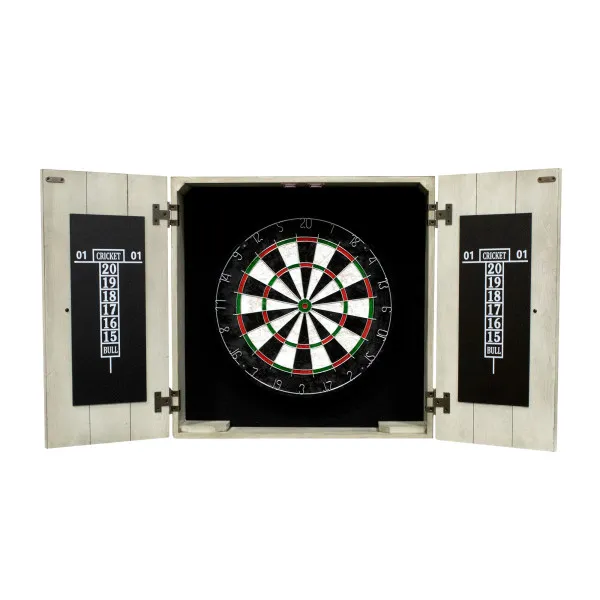 Drifter Solid Wood Dartboard & Cabinet Set