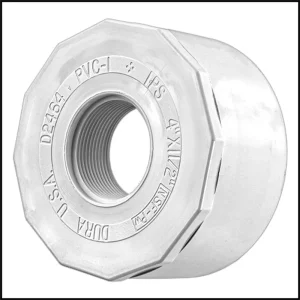 Dura Plastic Products 4″ X 1 1/2″ Reducer Bushing Slip X FPT (#438-419)