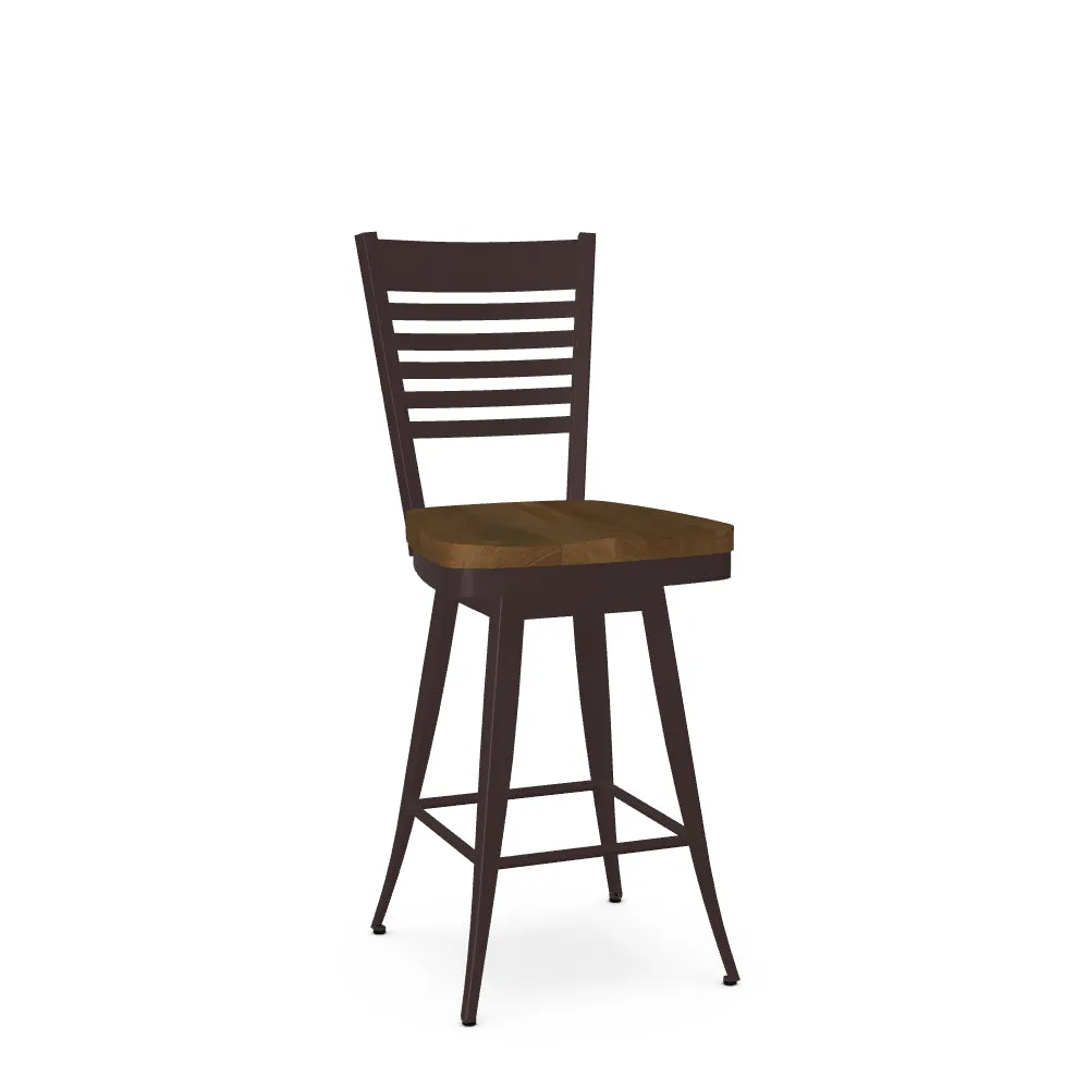 Edwin Counter Stool – Wood Seat