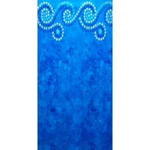 Embassy 15′ x 26′ Oval Blue Lagoon 52″ Beaded 25GA Liner