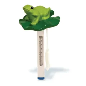 Frog On A Water Lily Floating Thermometer