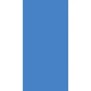 GLI 12′ Round Solid Blue 48″-52″ Overlap 20GA+ Liner