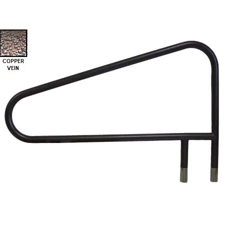 Global Pool Products – Classic 3 Bend Welded Brace Copper Vein Handrail .065
