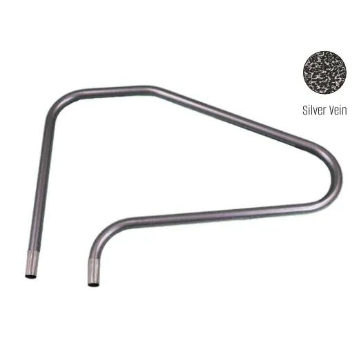 Global Pool Products – Classic 4 Bend Silver Vein Handrail .049