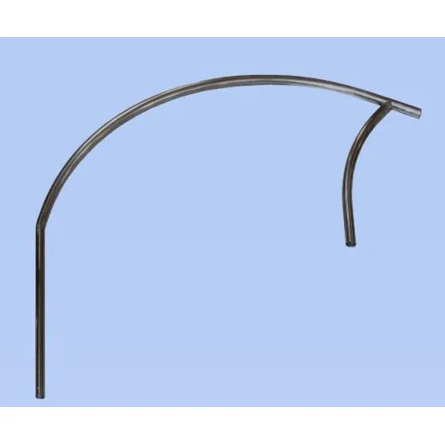 Global Pool Products – Modern 2 Bend 4′ Stair Handrail | Sand (Single Handrail)