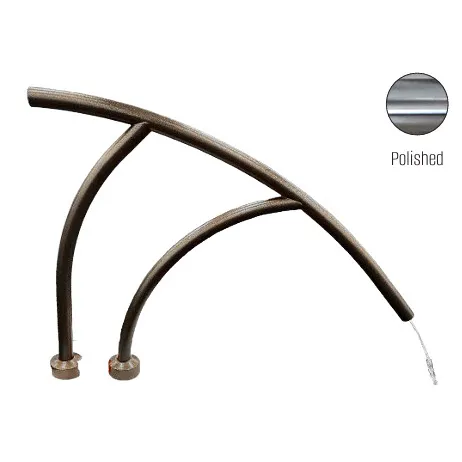 Global Pool Products – Modern Coolest 3 Bend .065 Polished Handrail – Salt Friendly