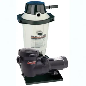 Hayward Perflex D.E. Filter w/ 1 HP PowerFlo Matrix Pump