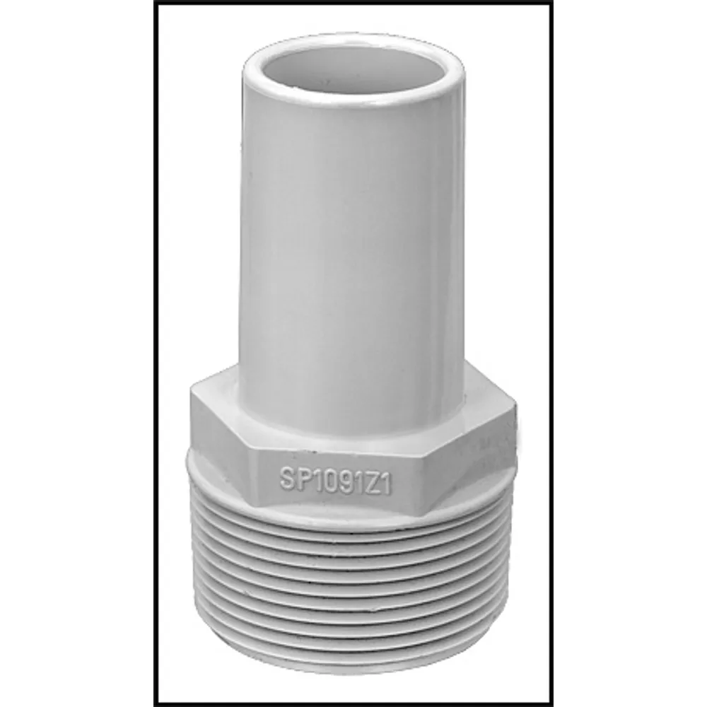 Hayward SPX1091Z1 Straight Smooth Adapter 1-1/2″ X 1-1/4″