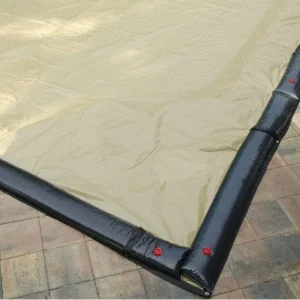HPI 30′ x 50′ Rectangle Armor Kote Tan Winter Pool Cover 20yr Warranty