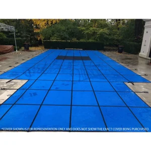 HPI Yard Guard AquaMaster Solid Safety Cover w/Drain for 18′ x 40′ 6R/2R Rectangle, Green
