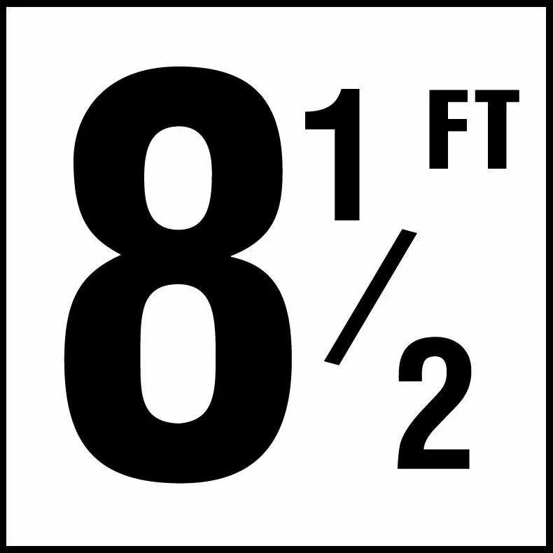 Inlays C610085 Foot Series Smooth Ceramic Info Tile, 8-1/2 FT